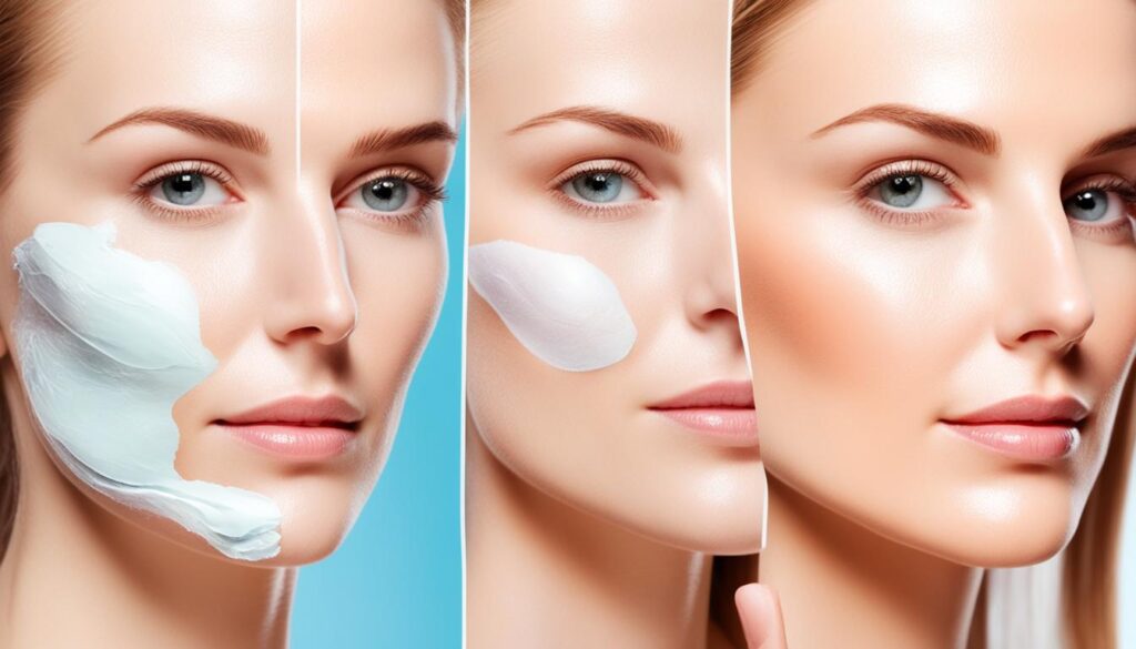 Efekty peelingu do twarzy