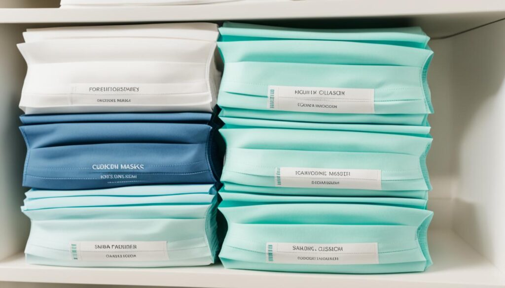 przechowywanie maseczek ochronnych